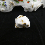 Pair French Porcelain Cornucopia Vases, Jacob Petit.