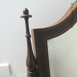 Antique Swing Toilet Mirror, Shield Shape.