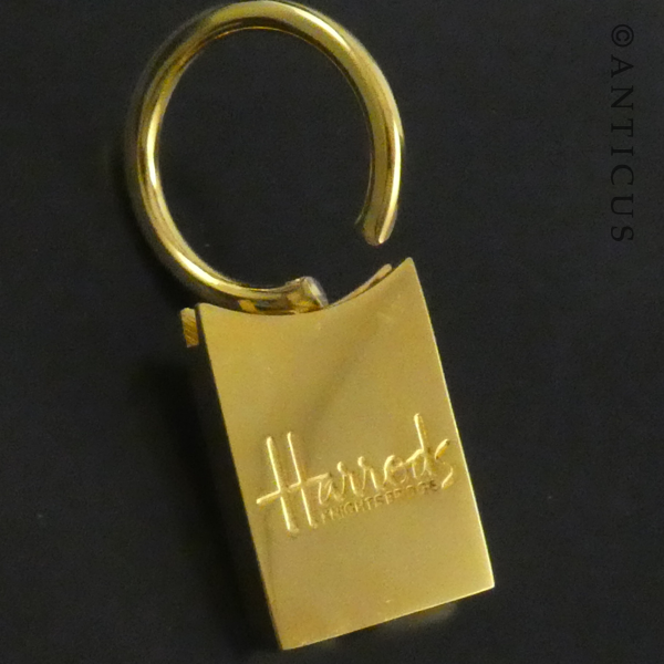 Harrods of Knightsbridge Padlock Accessory.