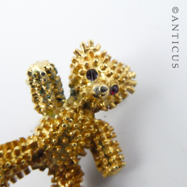 Costume Brooch, Teddy Bear.