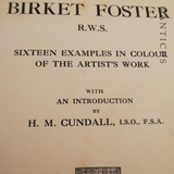 Birket Foster RWS Art Works Book, 1910.